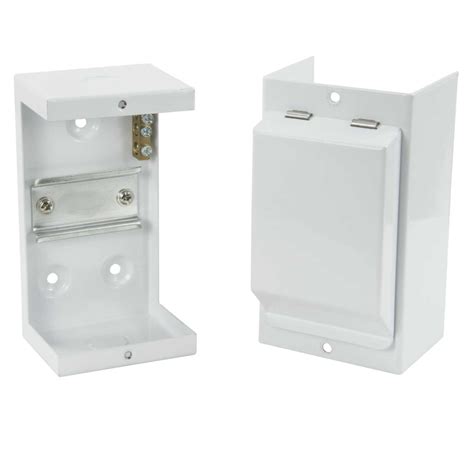 2 module metal enclosure|2 way metal enclosure.